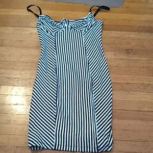 AA stripe underwire dress